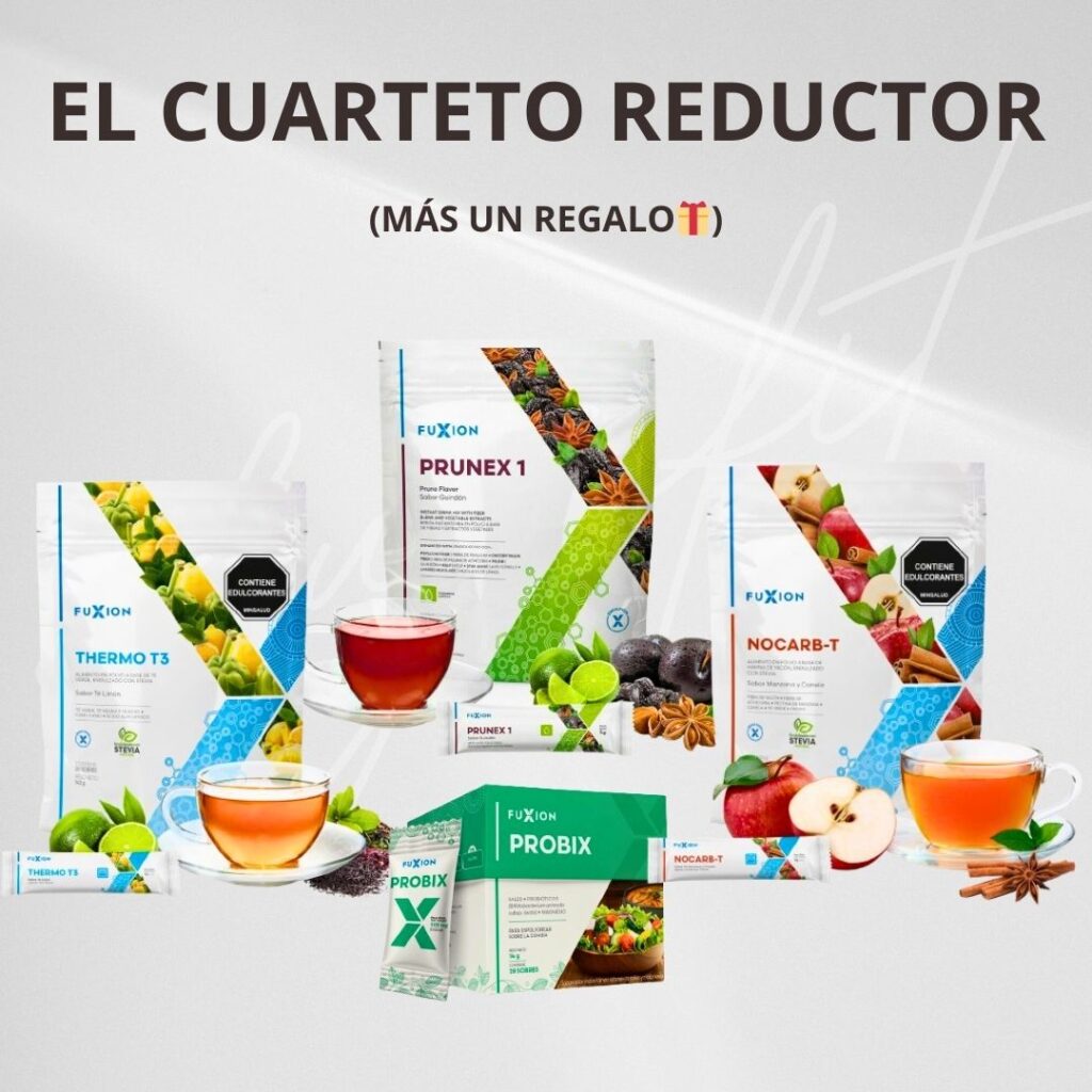 Baja de peso rapido con el cuarteto reductor