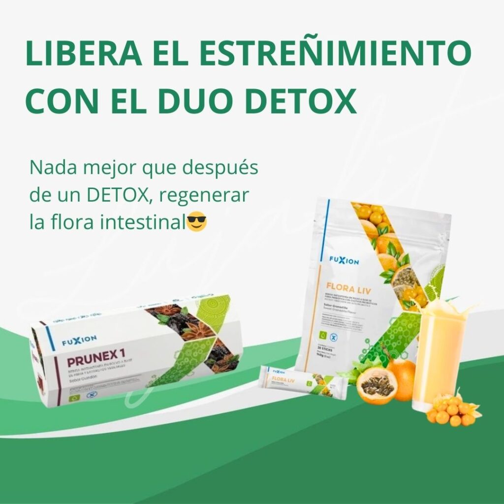 Libera el estreñimiento con el Duo Detox