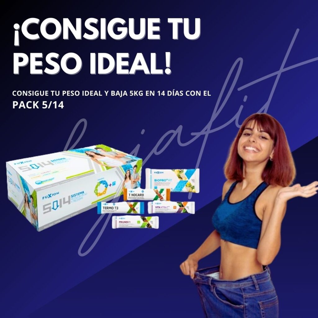Consigue tu peso ideal con el PACK 5/14