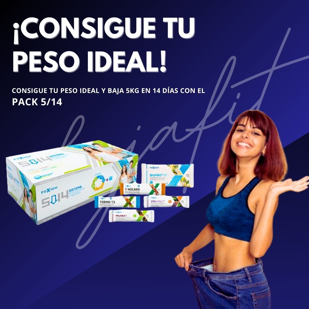 Consigue tu peso ideal con el PACK 5/14